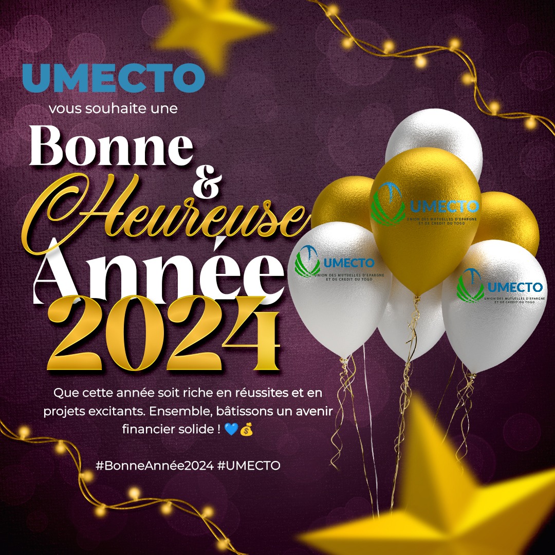 Bienvenue dans l’année 2024, une année pleine de promesses, d’opportunités et de succès !